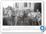 Baby Day, April 26,1941 in front of Dr. and Mrs. Elizabeth Hall Home, Lebanon Aenue